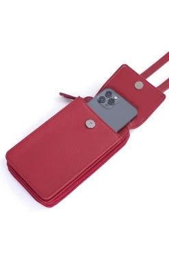 Pochette téléphone avec portefeuille - Cuir