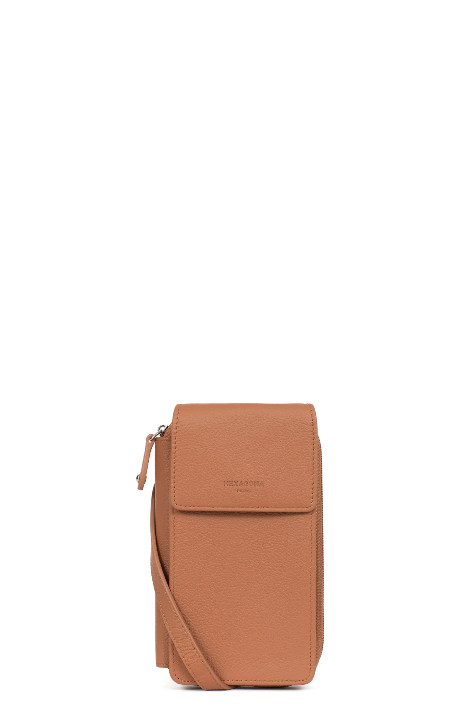 Pochette téléphone avec portefeuille - Cuir