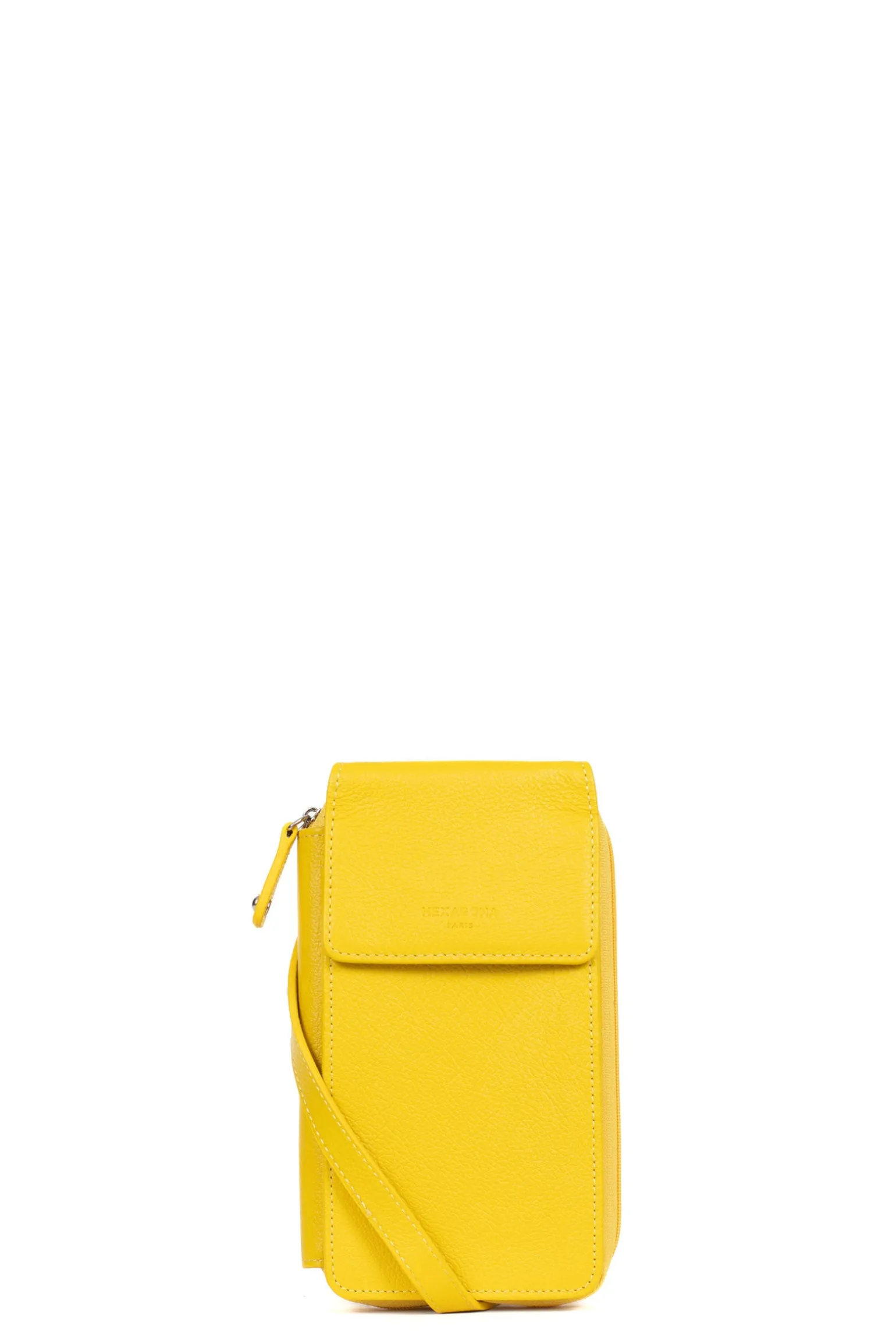 Pochette téléphone avec portefeuille - Cuir
