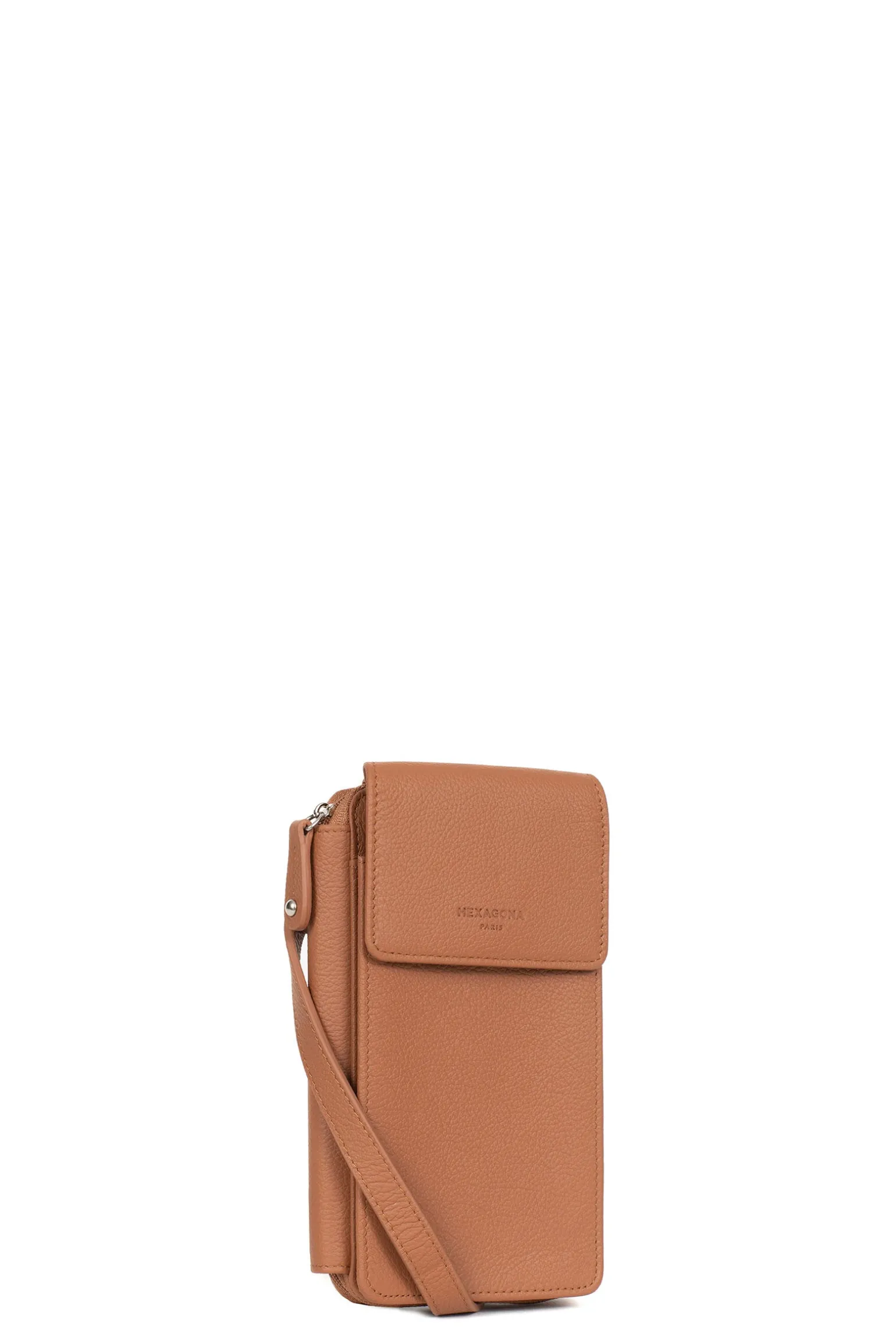 Pochette téléphone avec portefeuille - Cuir