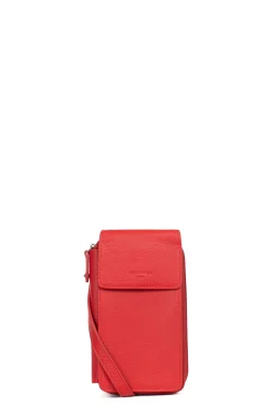 Pochette téléphone avec portefeuille - Cuir