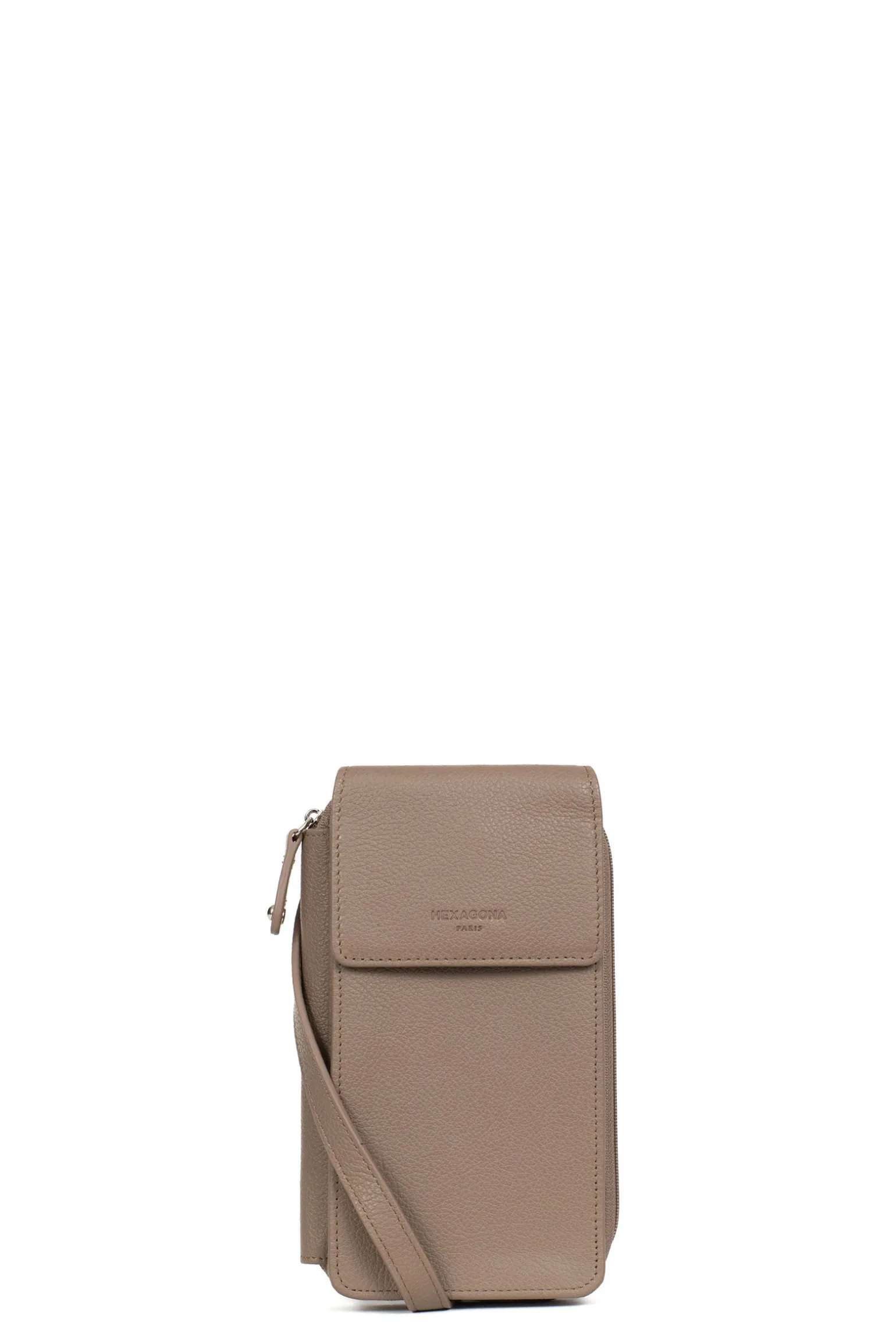 Pochette téléphone avec portefeuille - Cuir