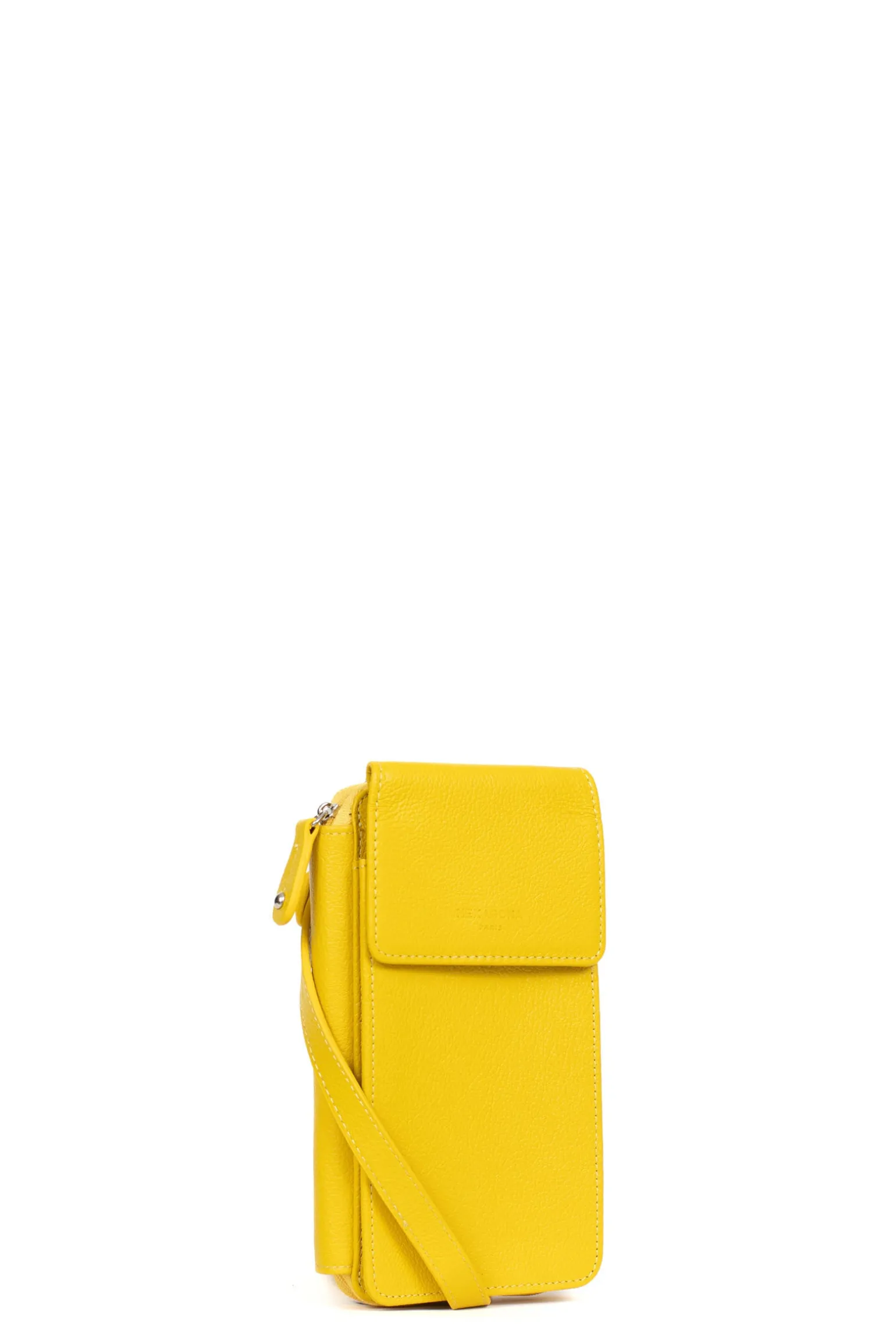 Pochette téléphone avec portefeuille - Cuir