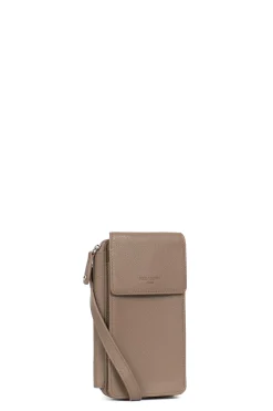 Pochette téléphone avec portefeuille - Cuir