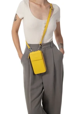 Pochette téléphone avec portefeuille - Cuir