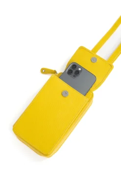Pochette téléphone avec portefeuille - Cuir