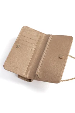 Pochette téléphone avec portefeuille - 1 volet - Stop RFID - Cuir