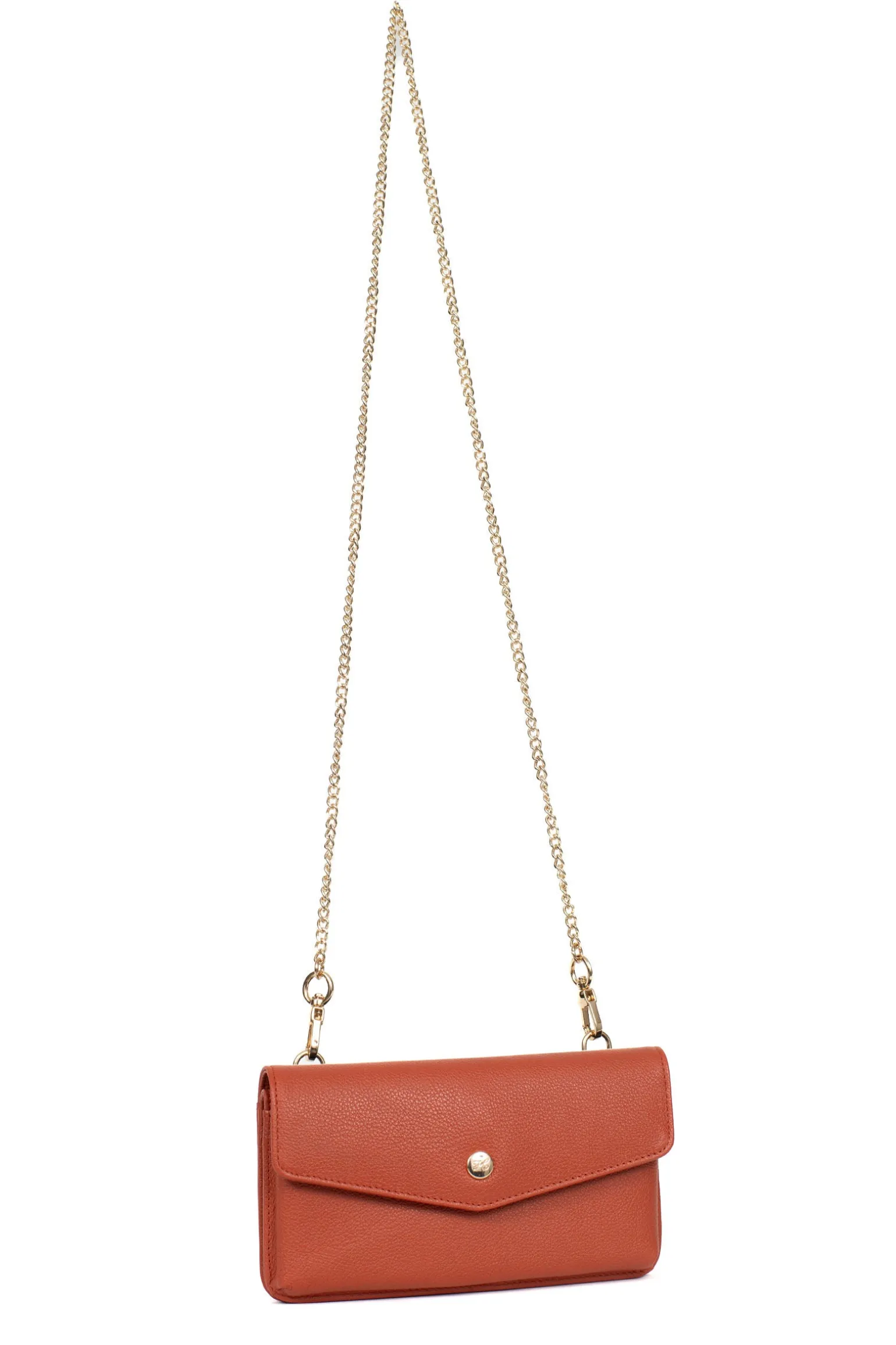 Pochette téléphone avec portefeuille - 1 volet - Stop RFID - Cuir