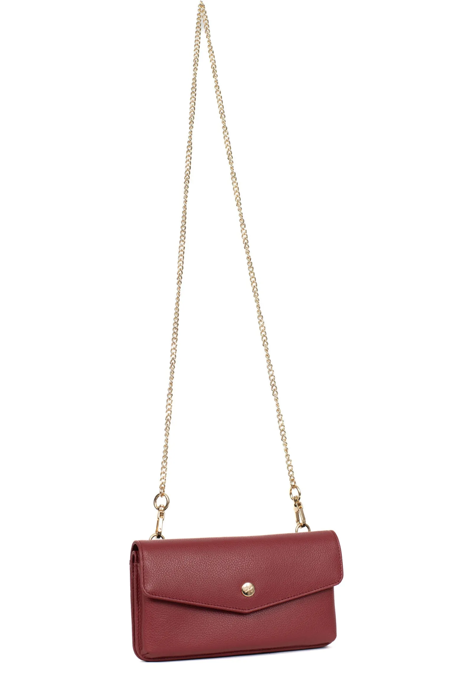 Pochette téléphone avec portefeuille - 1 volet - Stop RFID - Cuir