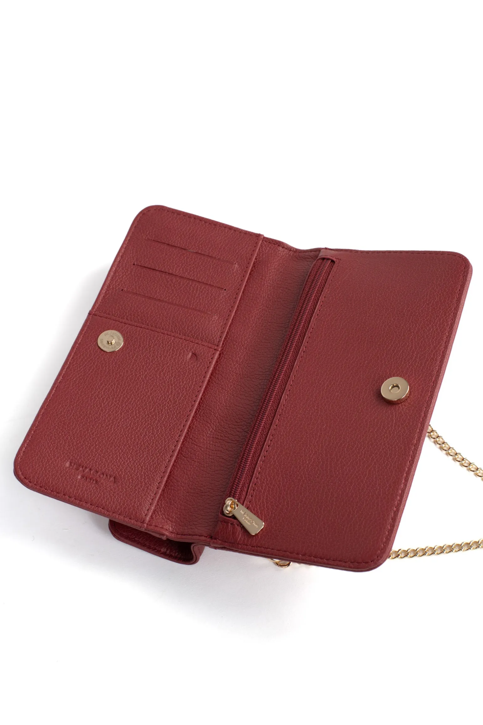 Pochette téléphone avec portefeuille - 1 volet - Stop RFID - Cuir