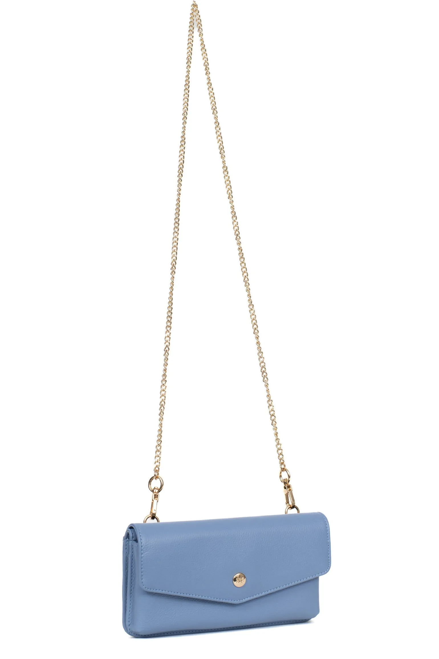Pochette téléphone avec portefeuille - 1 volet - Stop RFID - Cuir
