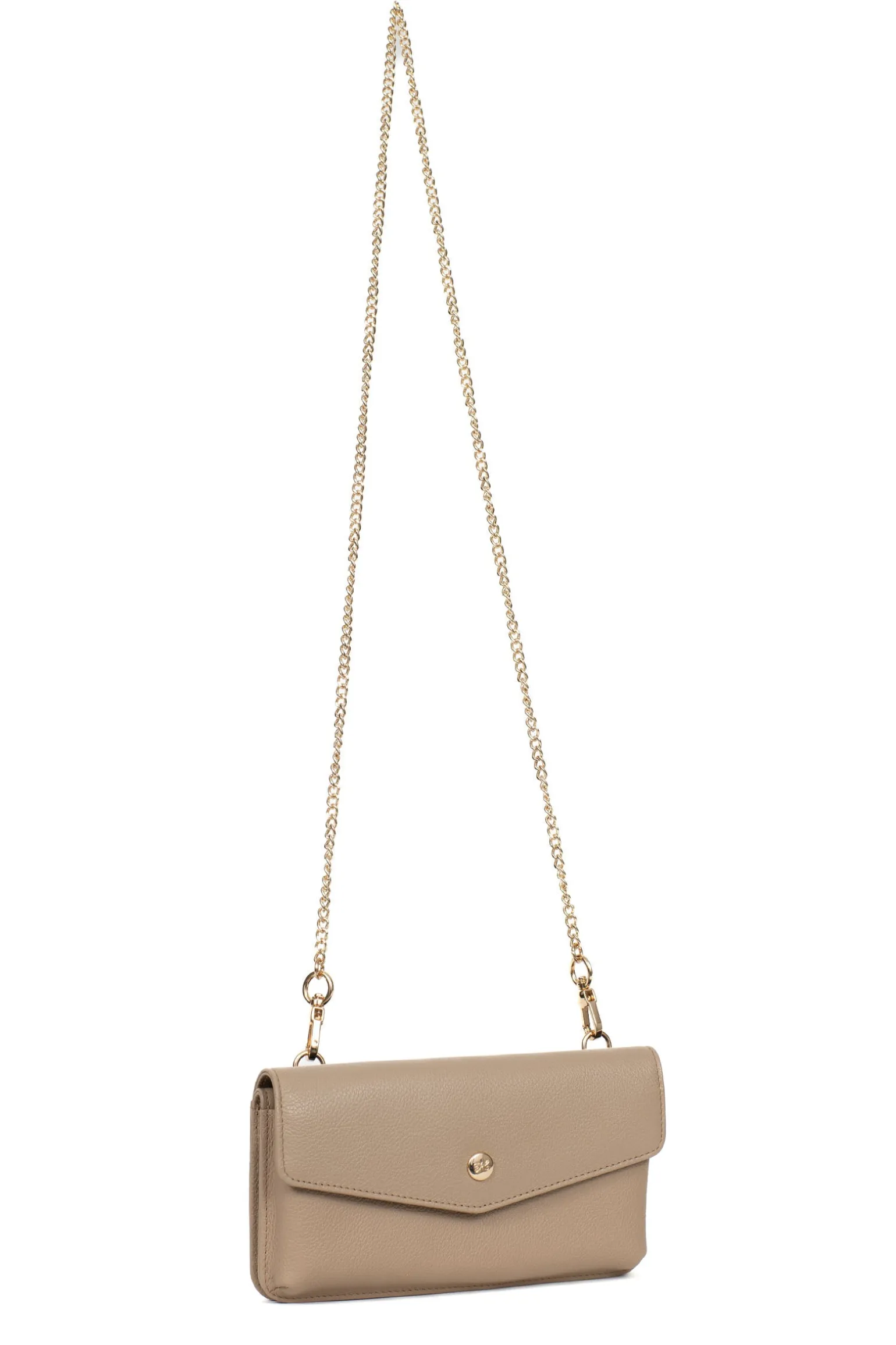 Pochette téléphone avec portefeuille - 1 volet - Stop RFID - Cuir