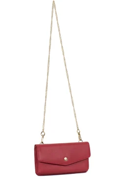 Pochette téléphone avec portefeuille - 1 volet - Stop RFID - Cuir