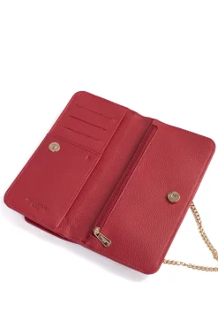 Pochette téléphone avec portefeuille - 1 volet - Stop RFID - Cuir