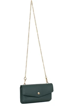 Pochette téléphone avec portefeuille - 1 volet - Stop RFID - Cuir