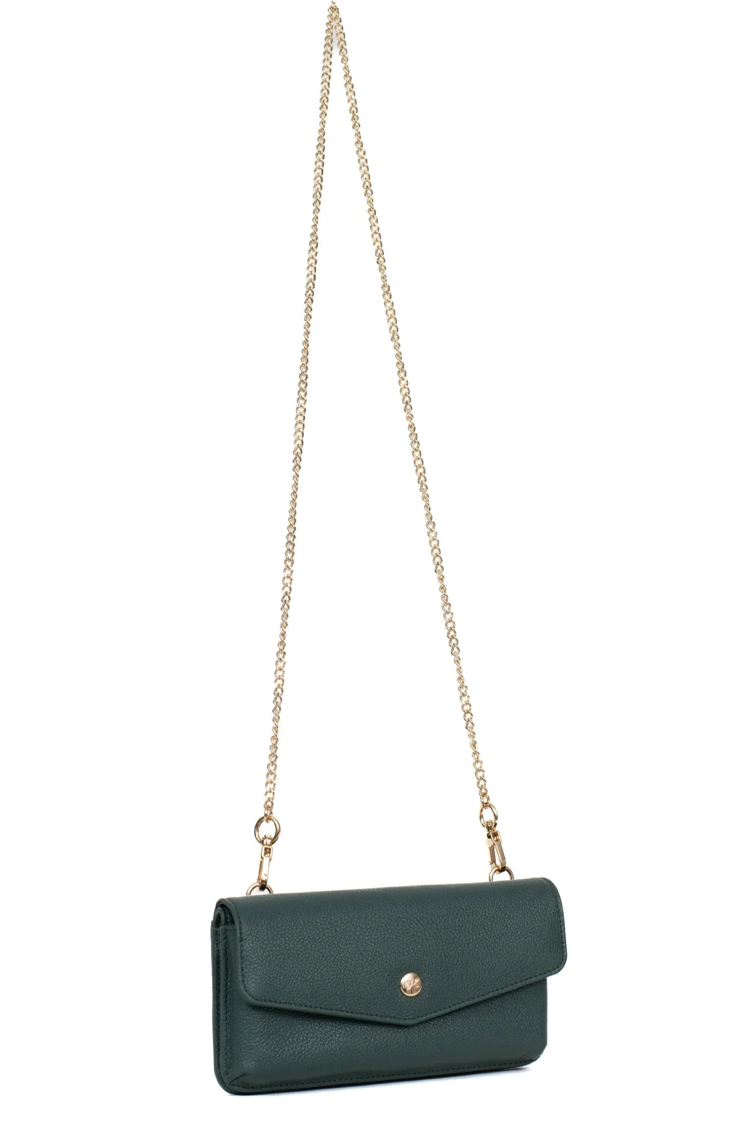 Pochette téléphone avec portefeuille - 1 volet - Stop RFID - Cuir