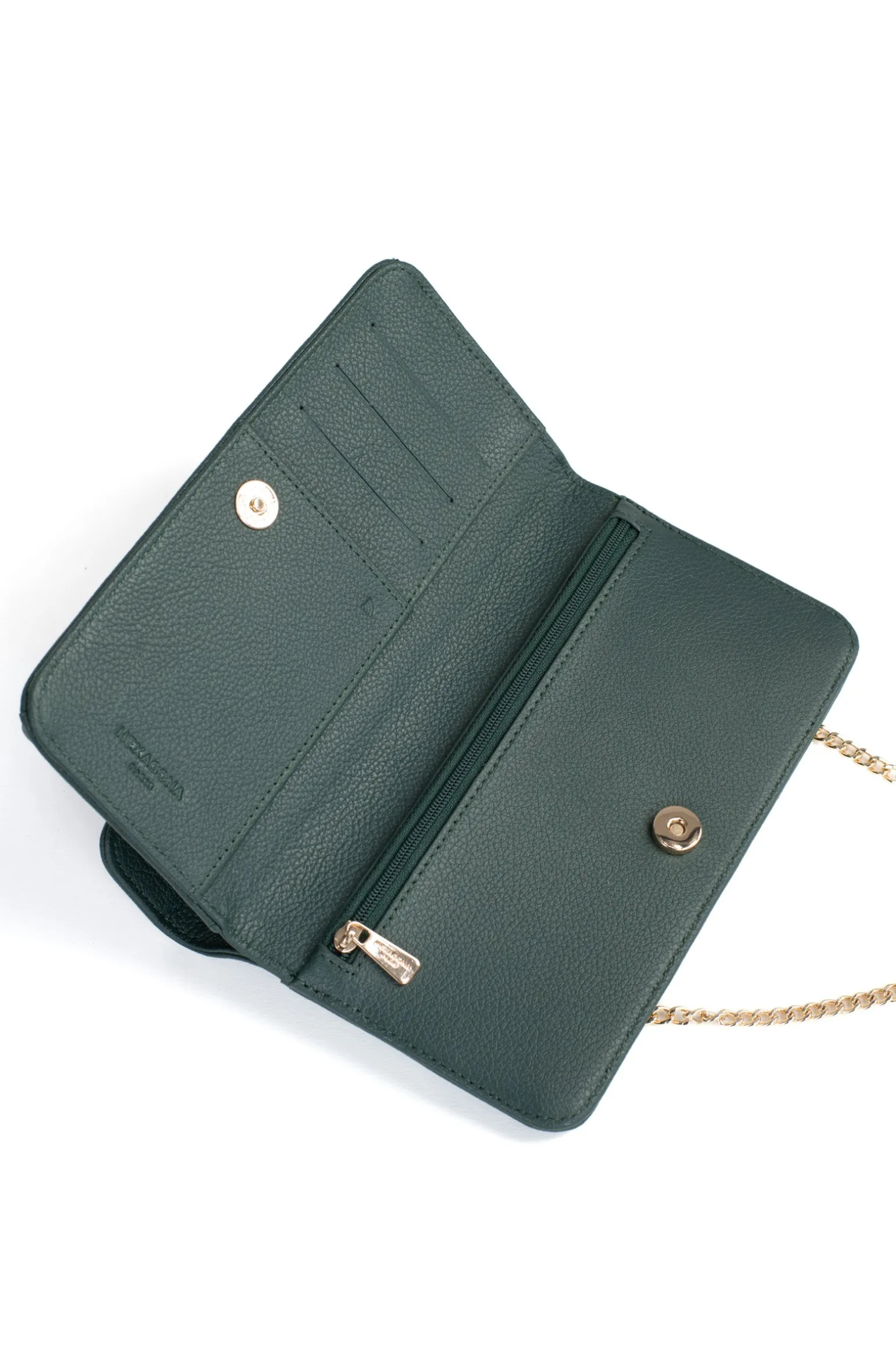 Pochette téléphone avec portefeuille - 1 volet - Stop RFID - Cuir
