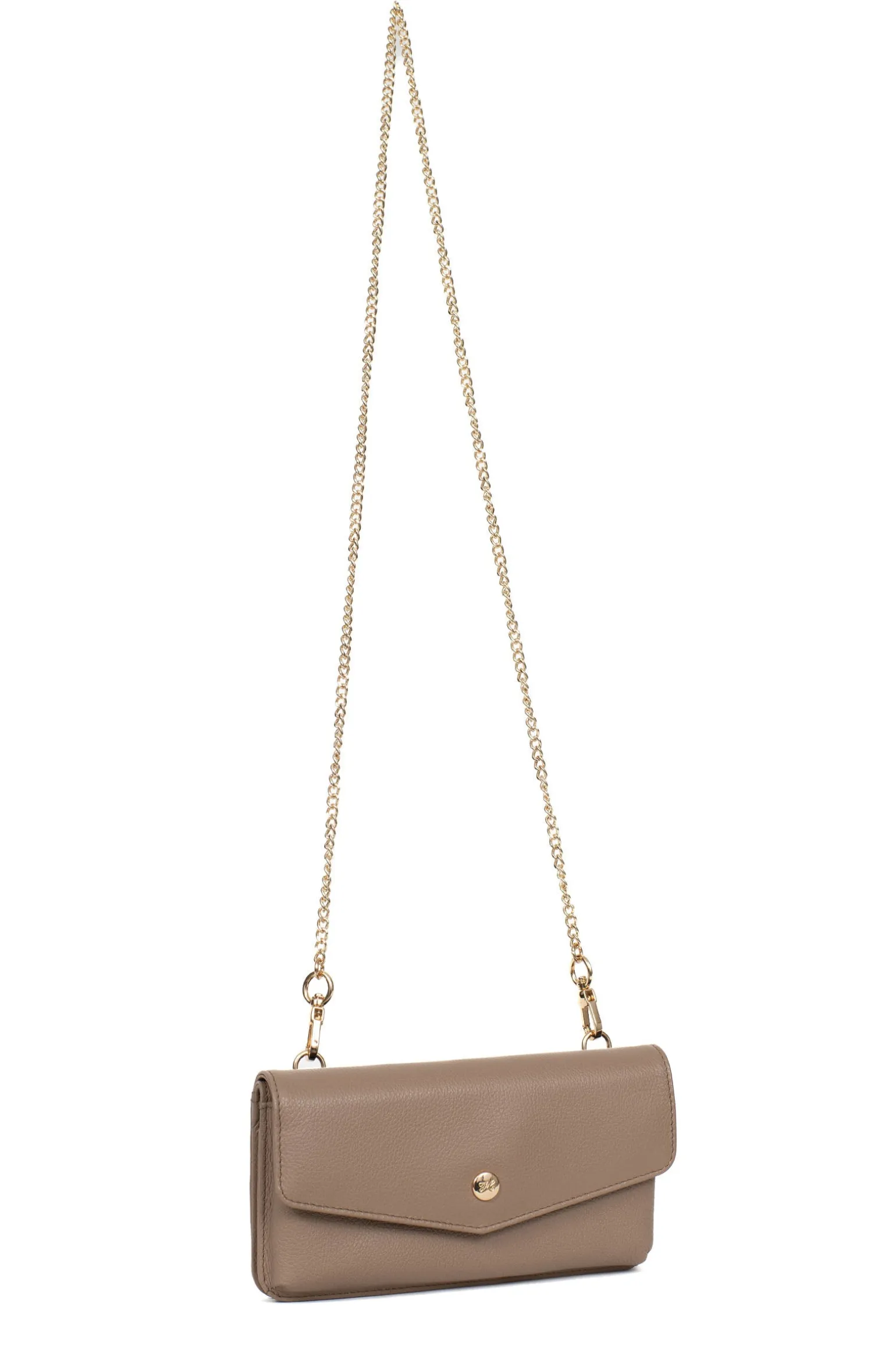 Pochette téléphone avec portefeuille - 1 volet - Stop RFID - Cuir