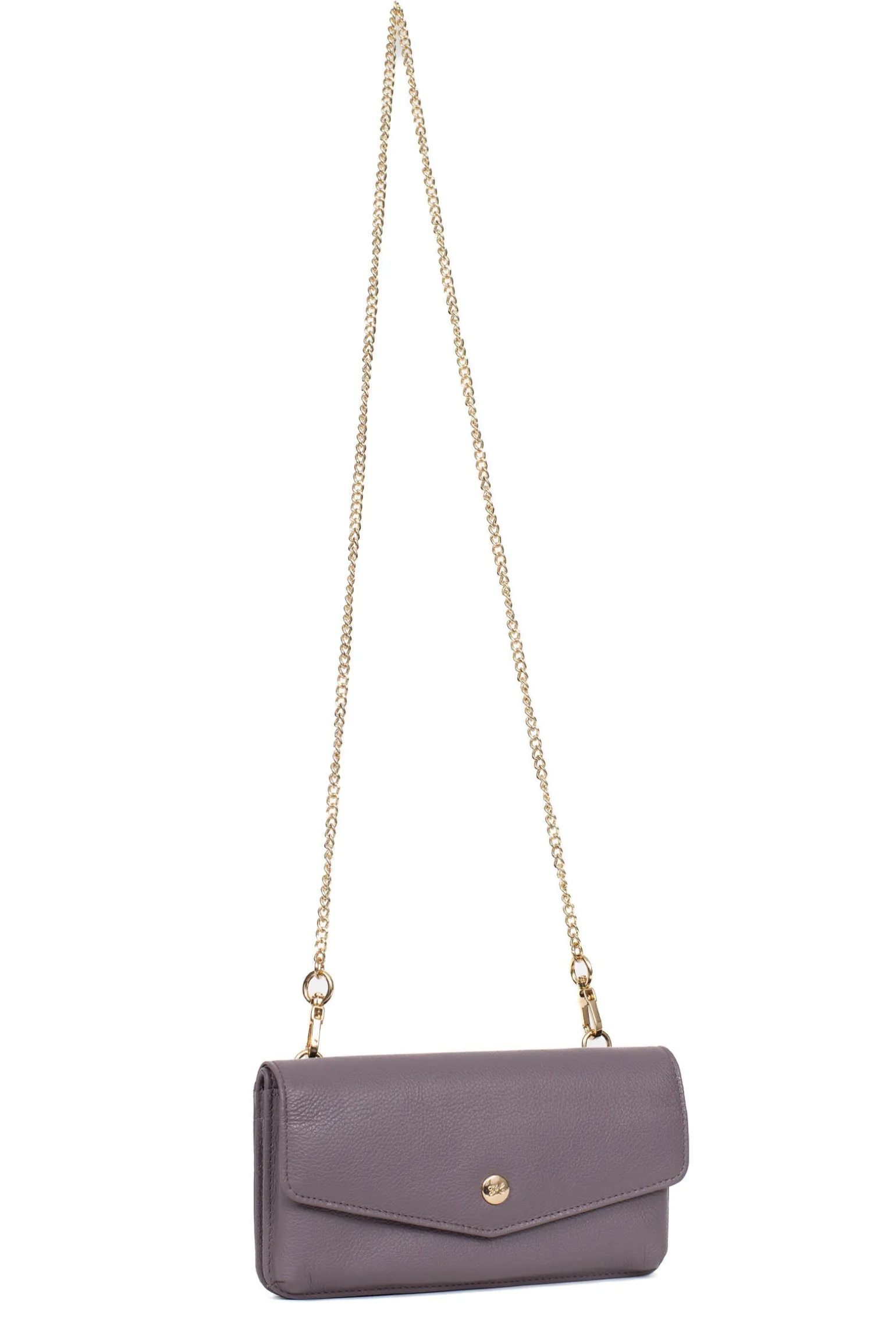 Pochette téléphone avec portefeuille - 1 volet - Stop RFID - Cuir