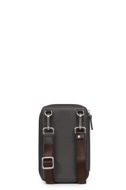 Pochette téléphone avec portefeuille - Stop RFID - Cuir