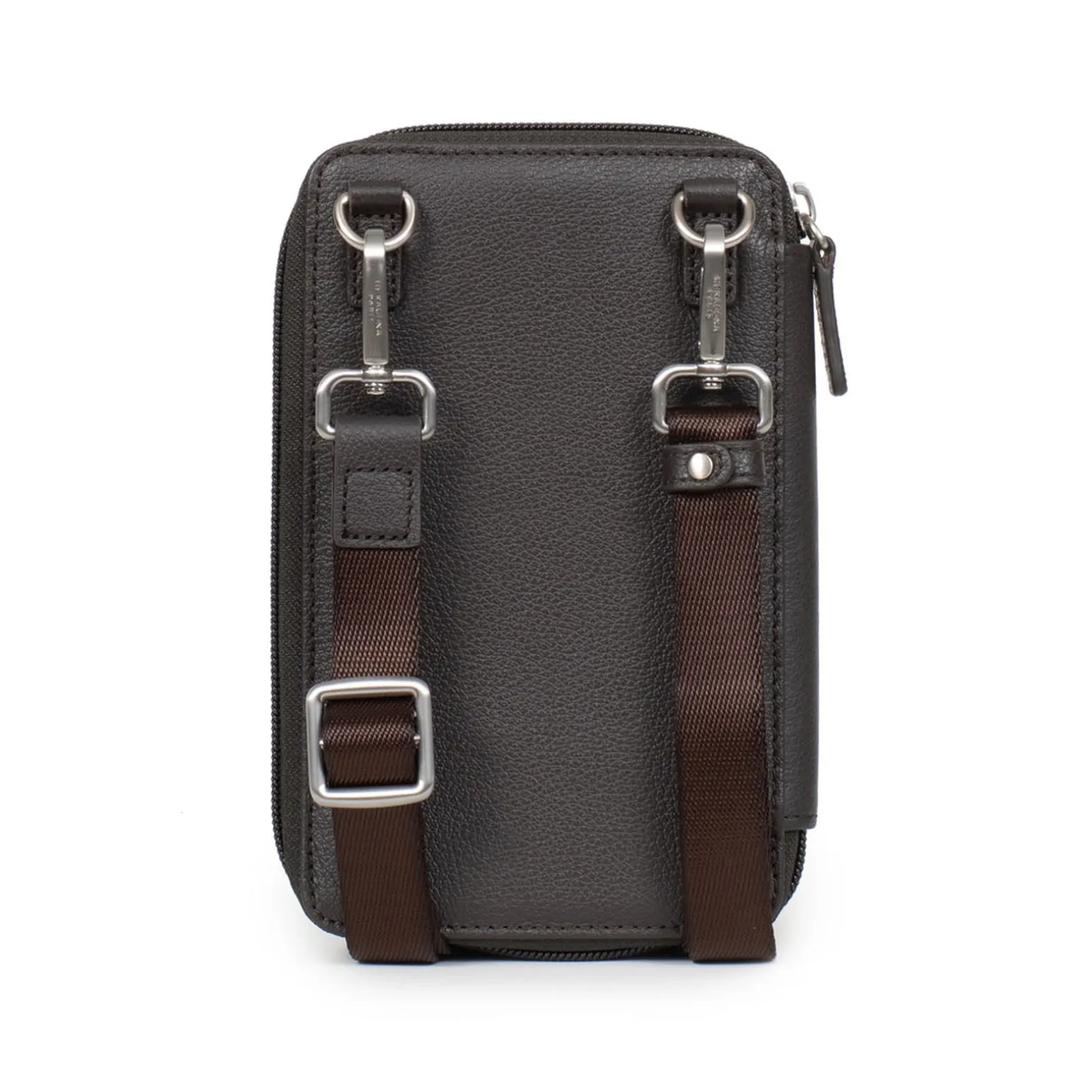 Pochette téléphone avec portefeuille - Stop RFID - Cuir