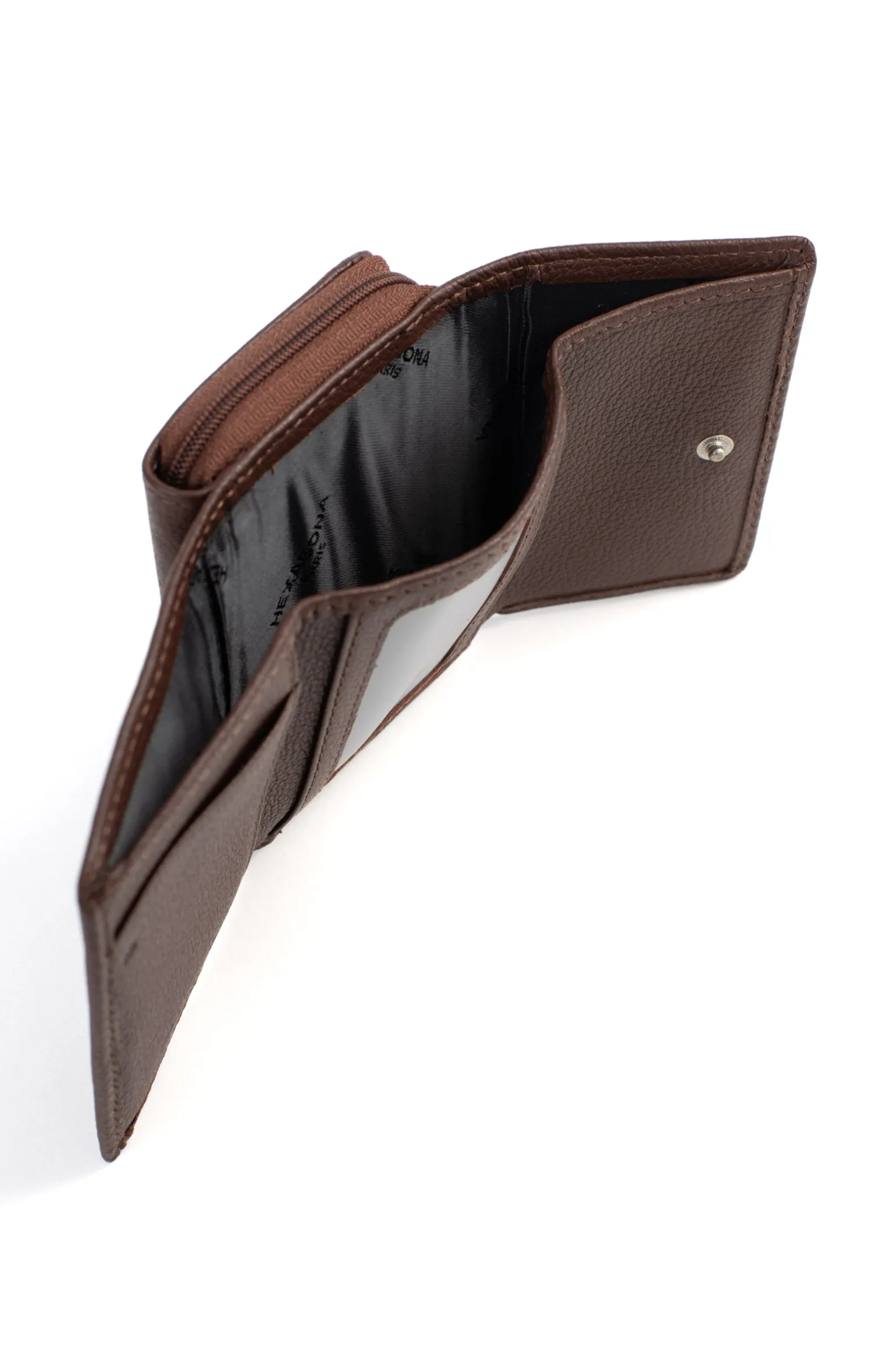 Portefeuille - 2 volets - Stop RFID - Cuir