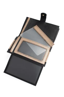 Portefeuille - 2 volets - Stop RFID - Cuir