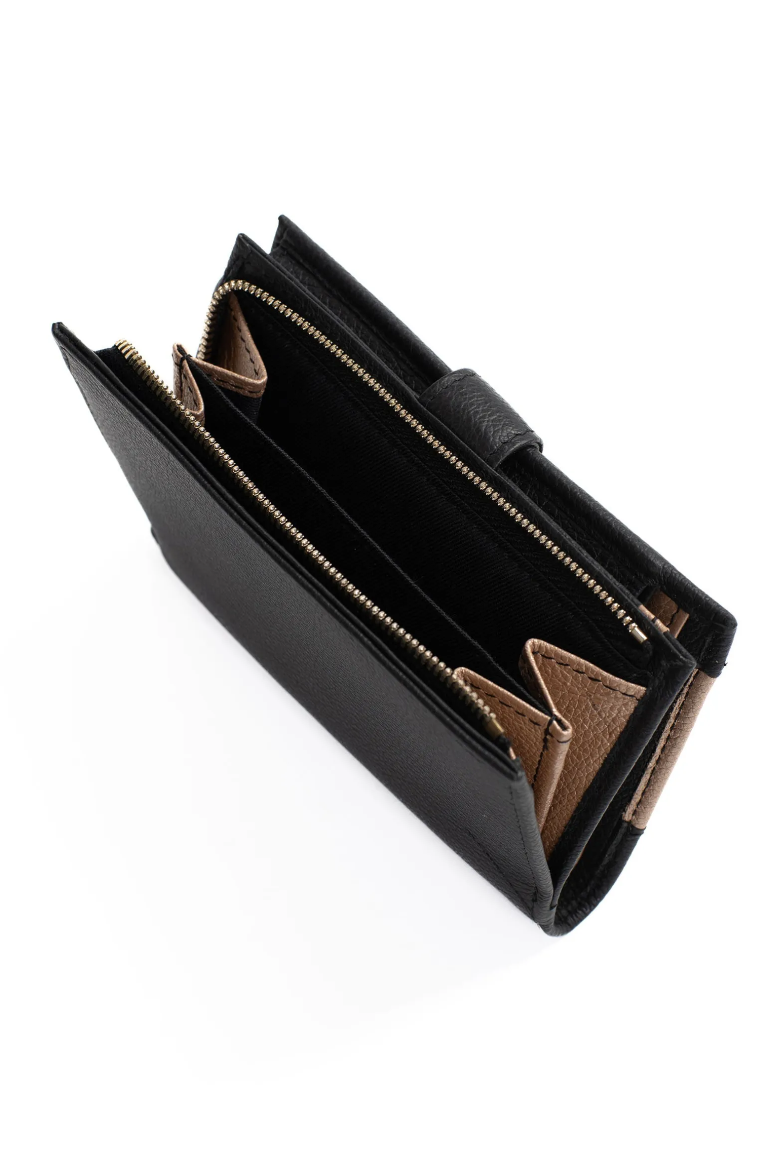 Portefeuille - 2 volets - Stop RFID - Cuir