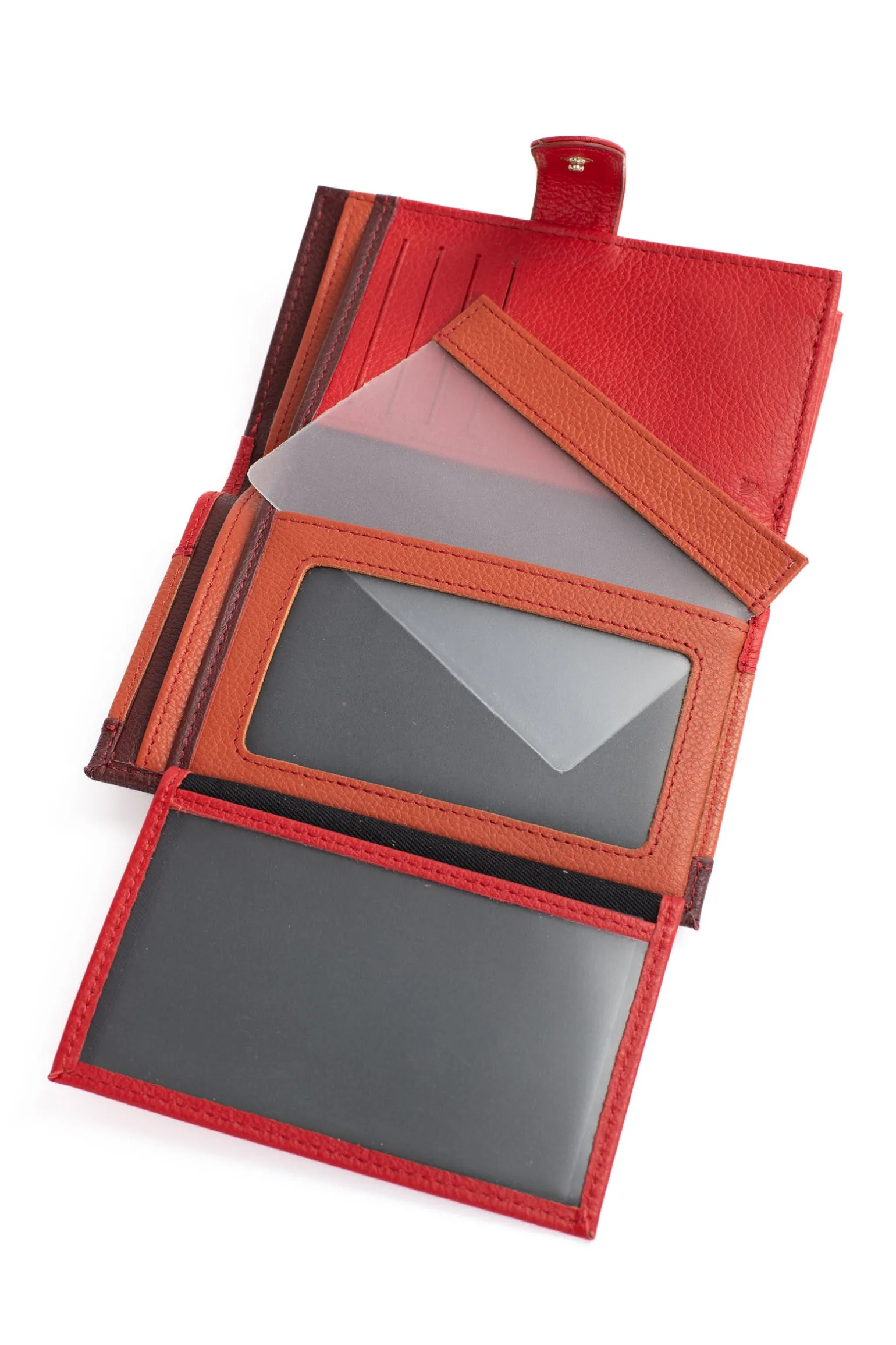 Portefeuille - 2 volets - Stop RFID - Cuir