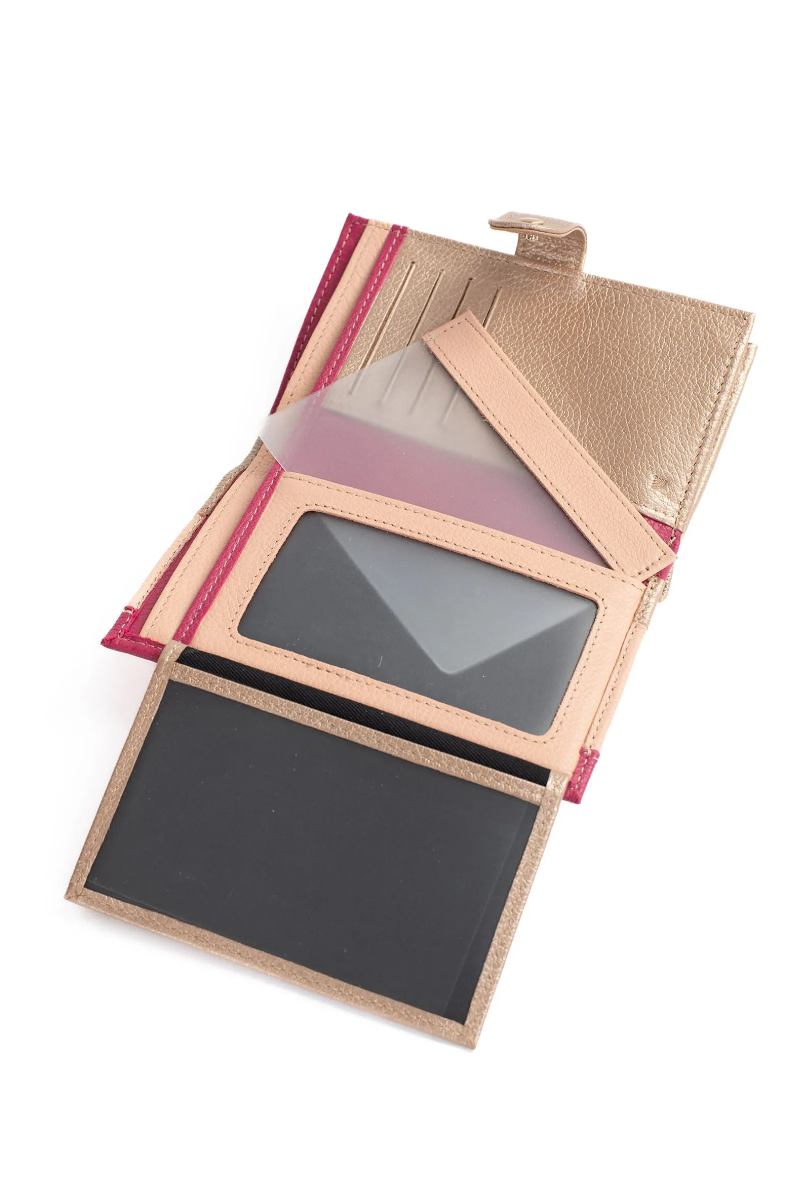 Portefeuille - 2 volets - Stop RFID - Cuir