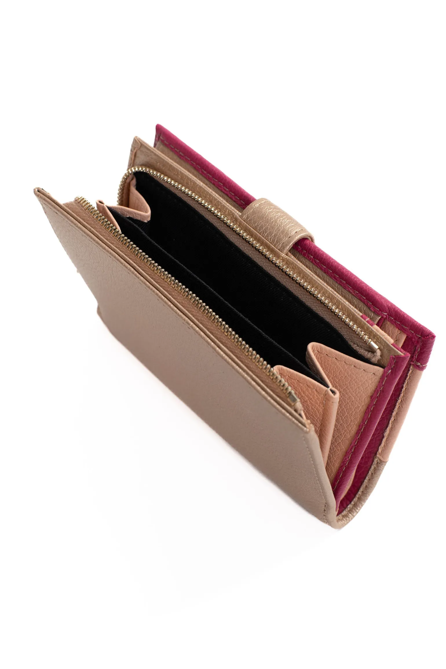 Portefeuille - 2 volets - Stop RFID - Cuir