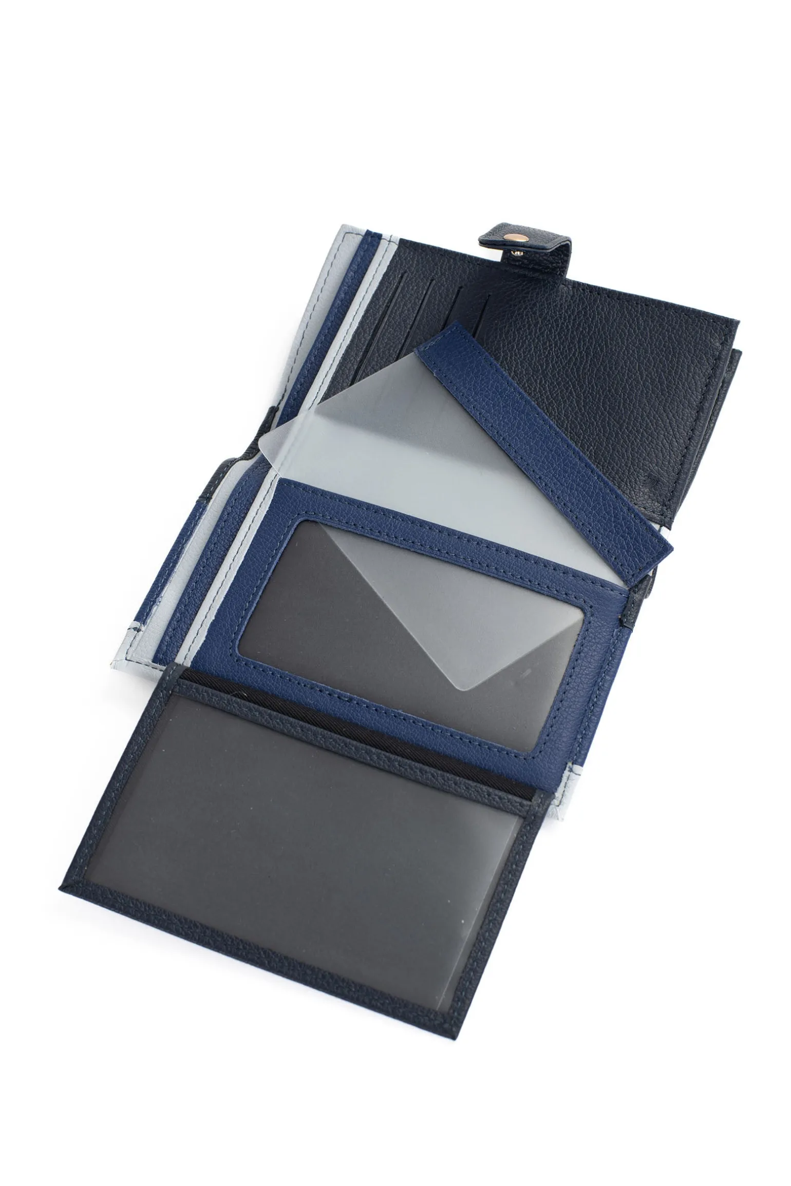 Portefeuille - 2 volets - Stop RFID - Cuir