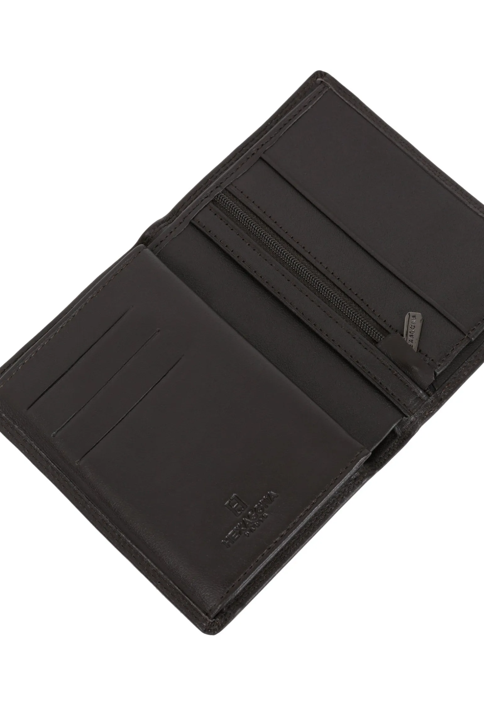 Portefeuille européen - 3 volets - Stop RFID - Cuir