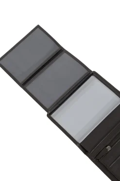 Portefeuille européen - 3 volets - Stop RFID - Cuir
