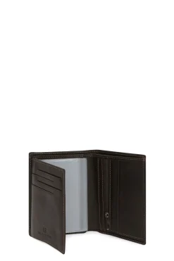 Portefeuille européen - 2 volets - Cuir