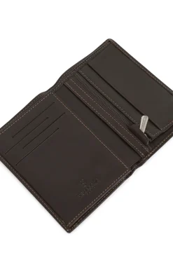 Portefeuille européen - 2 volets - Cuir