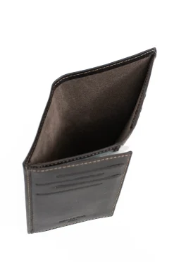 Portefeuille européen - 2 volets - Cuir