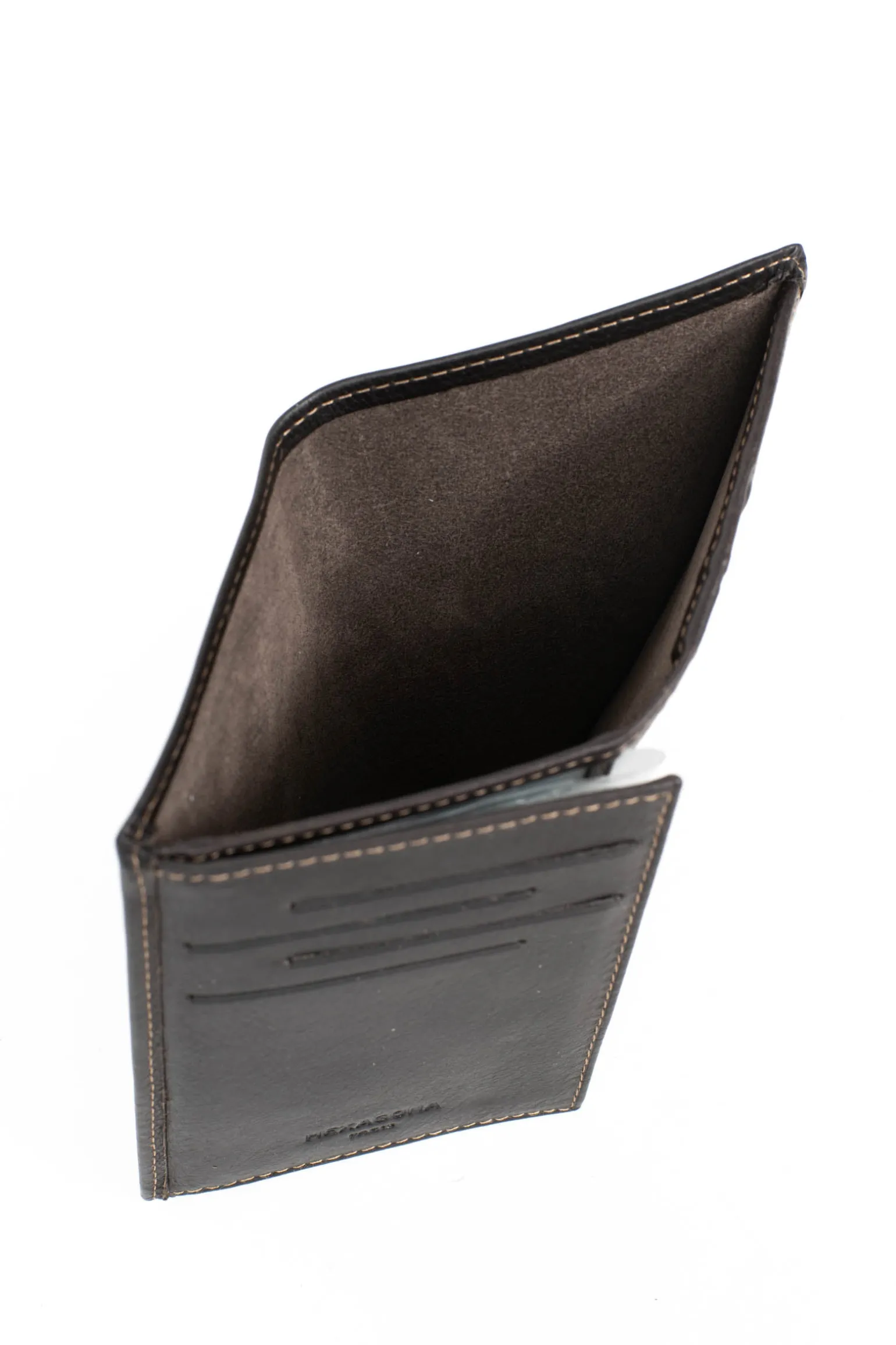 Portefeuille européen - 2 volets - Cuir