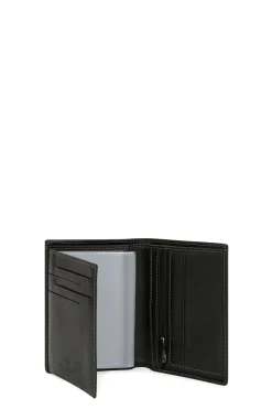 Portefeuille européen - 2 volets - Cuir