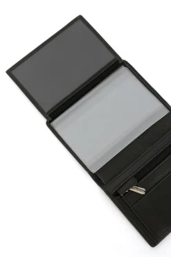 Portefeuille européen - 2 volets - Cuir
