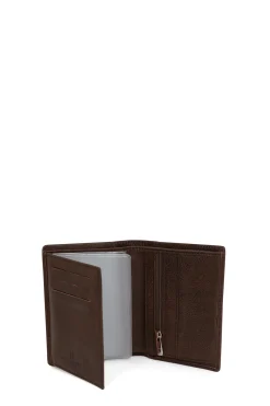 Portefeuille européen - 2 volets - Cuir