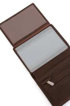 Portefeuille européen - 2 volets - Cuir