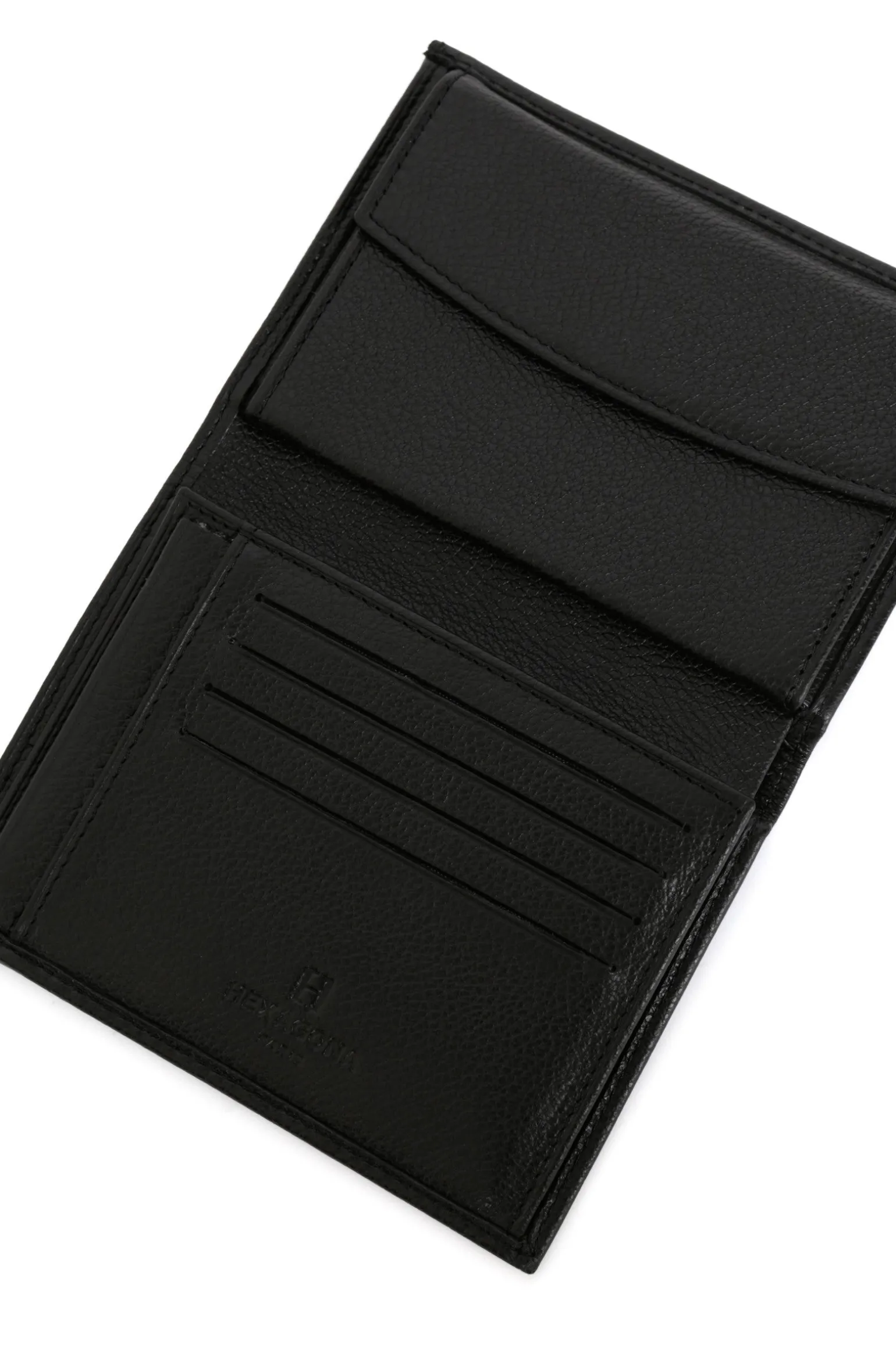 Portefeuille européen - 2 volets - Cuir
