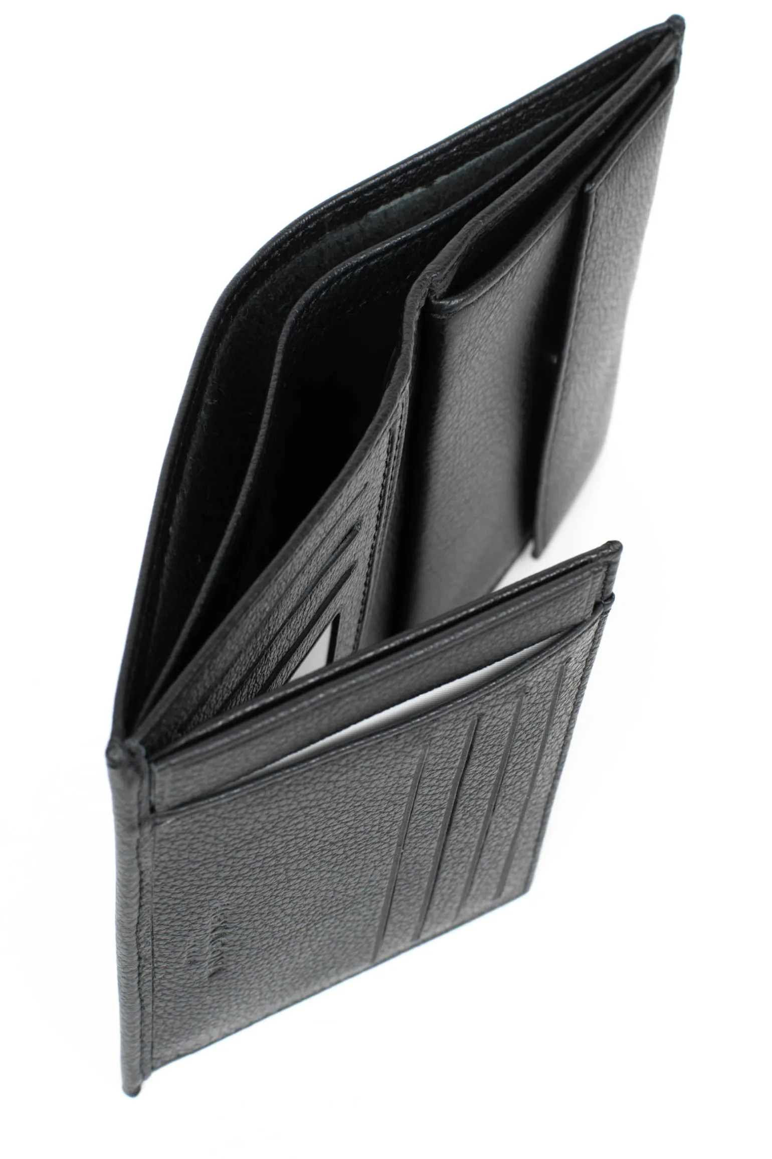 Portefeuille européen - 2 volets - Cuir