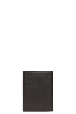 Portefeuille européen - 2 volets - Cuir