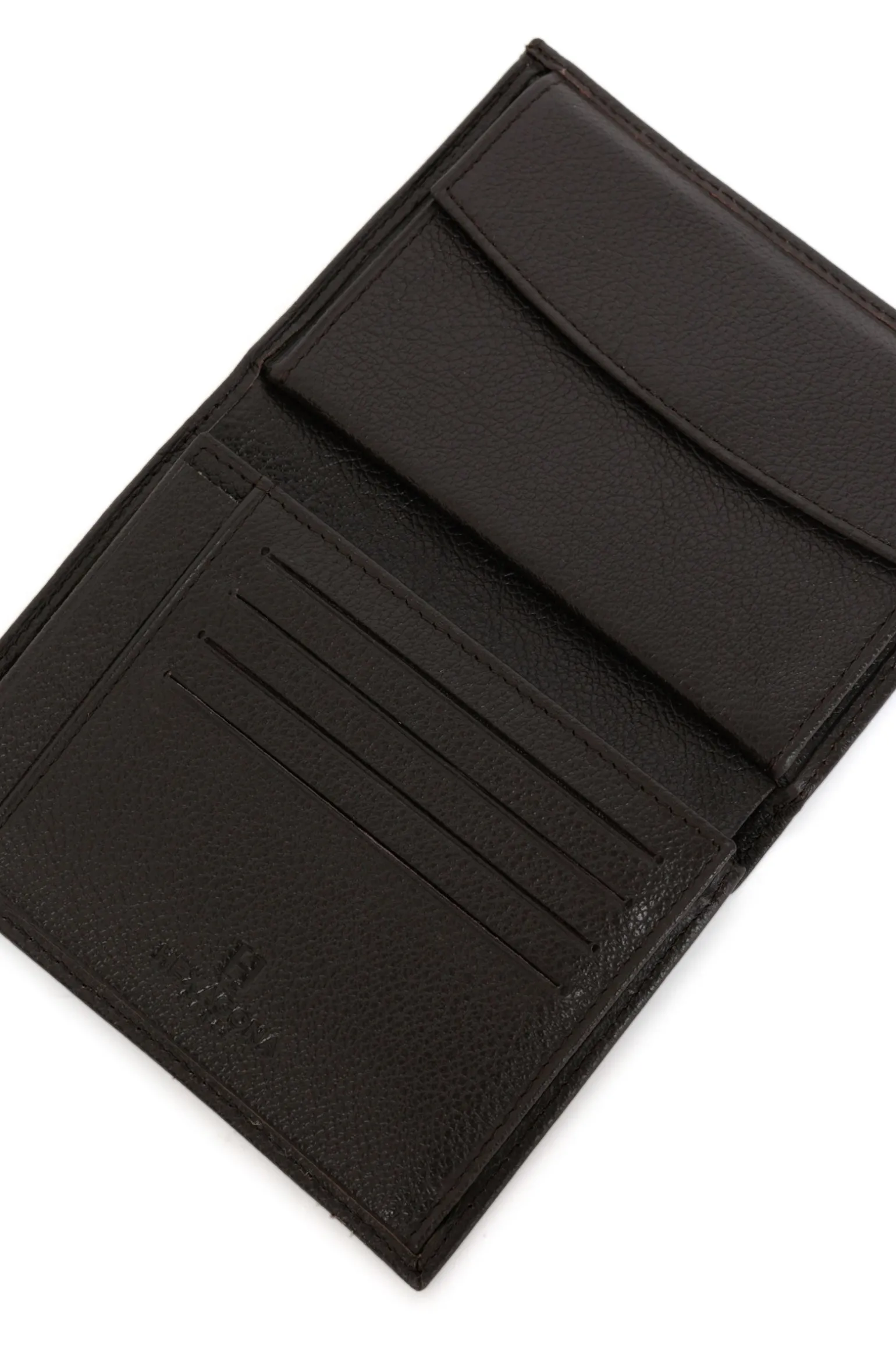 Portefeuille européen - 2 volets - Cuir