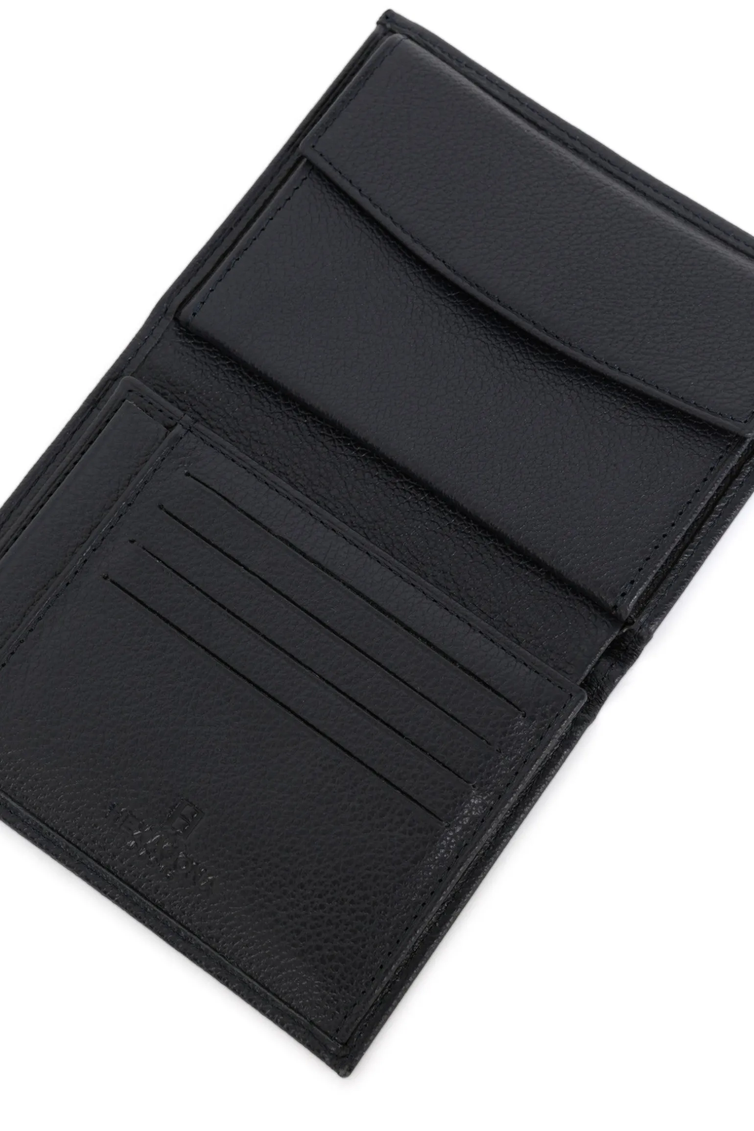 Portefeuille européen - 2 volets - Cuir