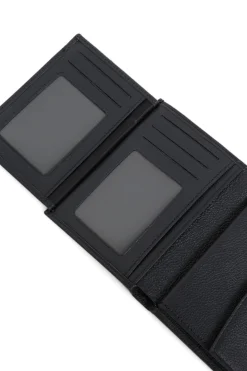 Portefeuille européen - 2 volets - Cuir