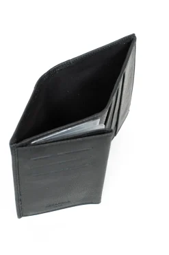 Portefeuille européen - 3 volets - Cuir