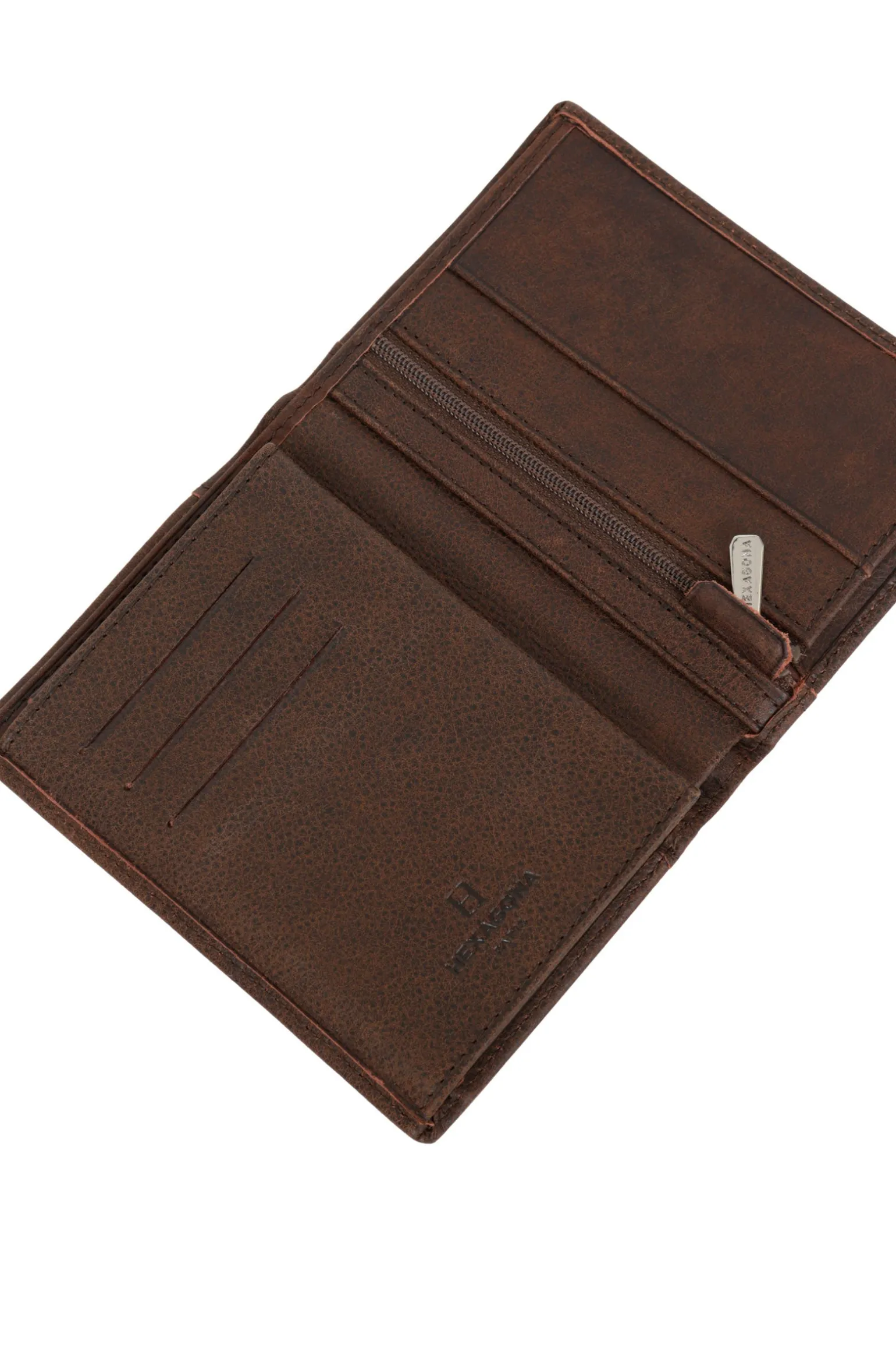 Portefeuille européen - 3 volets - Cuir